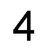 Zahl 4
